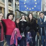 Visite du Parlement européen à Strasbourg avec les étudiants EM CLE de Strasbourg, 10 février 2012.